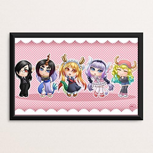 Kobayashi Dragon Maid Dance - Original Art Poster Print