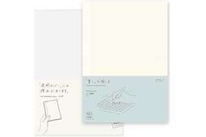 DESIGNPHIL 15295006 Midori Notebook, MD Notebook, A5, Graph Ruled + Notebook Cover