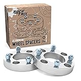 RockTrix - 1 inch ATV Wheel Spacers (4x110, 74mm Bore, 10x1.25 Studs Nuts) Compatible with Various Honda Yamaha Kawasaki Suzuki Bombardier (Read Listing for Year Model Info) UTV V3 25mm Silver 2pcs
