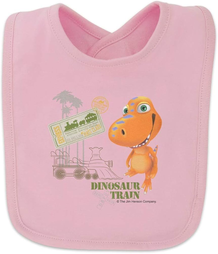 Amazon Com Dinosaur Train Ticket Buddy T Rex Baby Bib Clothing