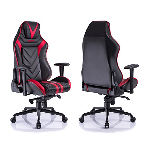 Aminiture-Big-and-Tall-Gaming-Chair-High-Back-Recliner-ChairPU-Leather-Computer-ChairSwivel-Office-Chair-with-Lumbar-Support