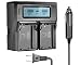 EN-EL15 EN-EL15A Dual LCD Battery Charger for Nikon DSLR D810, D750, D7200, D7100, D7000, D800E, D800, D610, D600, Nikon 1 V1 Digital Cameras ... primary