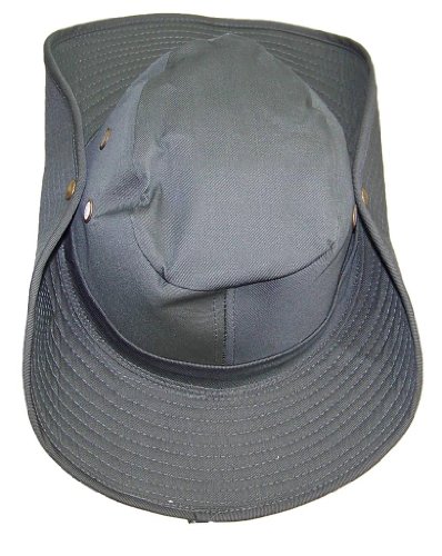 Tropic Hats 2 3/4" Wide Brim Men Safari/Outback Summer Hat w/Snap up Sides - Olive Small