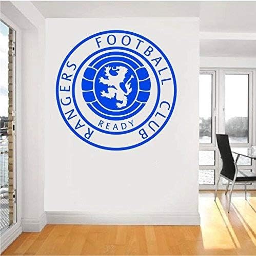 Rangers Wall Art Sticker Boys Bedroom Wall Sticker Mural Football Bar1 580mm X 580mm Amazon Co Uk Diy Tools