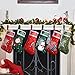 EasyAcc Christmas Stockings Personalized Large Size Classic Fireplace Stockings Adorable Felt Materials Stocks for Child Treats Toys Family Holiday Xmas Cheer Party New Year Decor Gifts - Xmas Tree