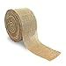 Craft Burlap Ribbon No Fray Edges 4 Inches by 50 Yards Wreath Ribbon