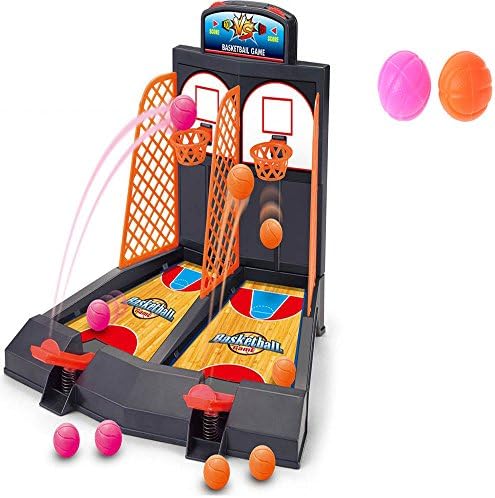 CHONE Basketball Shooting Game Score Toy for 2-Player, Mini Tabletop Basketball Game, Kids Family Funny Reduce Stress Toys