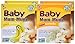 Hot-Kid Baby Mum-Mum Rice Rusks, 2 Flavor Variety Pack, 24 Pieces (Pack of 4) 2 Each: Banana, Original Gluten Free, Allergen Free, Non-GMO, Rice Teether Cookie for Teething Infants
