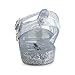 Generation19 Women's Soft Retro Jelly Buckle Closure Sandals,Color:ClearGlitter,Size:5