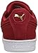 PUMA Men's Suede Classic Debossed q3 Fashion Sneaker, Barbados Cherry, 10.5 M US