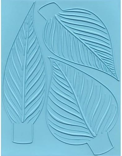 Silicone Mold, Zebra Leaves Showpeel