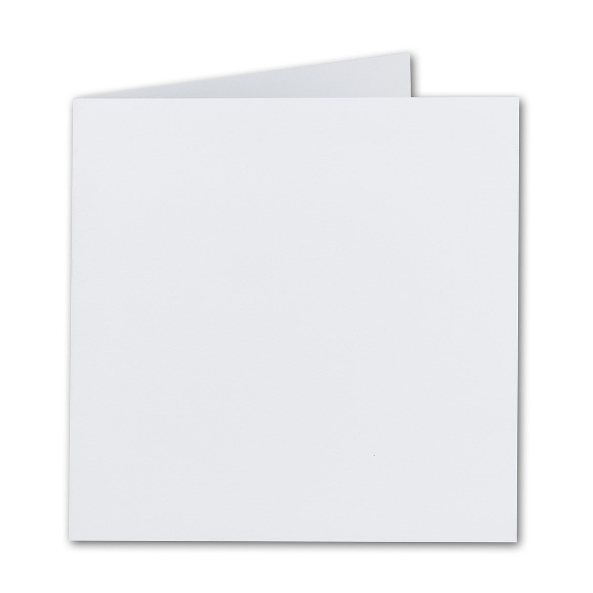 Square Folding Cards – Bright White/White – 15 x 15 cm – Very Stable – Inkjet – Quality Brand: Neuser Colourful 25 Doppelkarten Kristallweiß