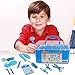 Liberty Imports Kids Doctor Playset | Pretend Play Medical Tools Box Kit for Kids | Educational Toy Gift Set for 3, 4, 5, 6 Year Old Boys, Girls (Blue)