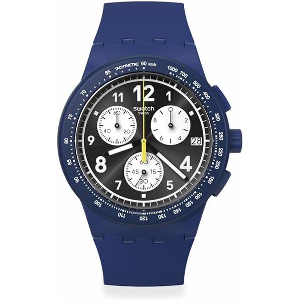 Amazon.com: Swatch Chrono 42 Unisex Watch Dress Stainless Steel