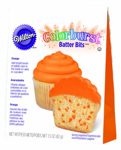 Wilton 710-1149 Colorburst Batter Bits, Orange