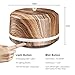 Essential Oil Diffuser 450ml, BAXIA TECHNOLOGY Aromatherapy Diffusers for Essential Oils Ultrasonic Humidifiers with Timer, Waterless Auto Shut-off for Large Room Office Yoga Spa (Dark Wood Grain)thumb 4