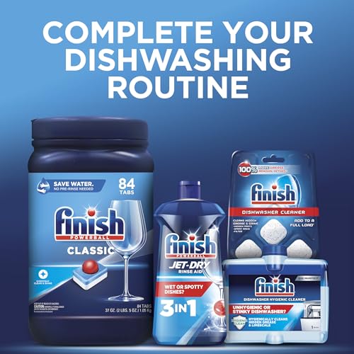 FINISH Classic, Dishwasher Detergent, Powerball, Dishwashing Tablets, Dish Tabs, 84 Count