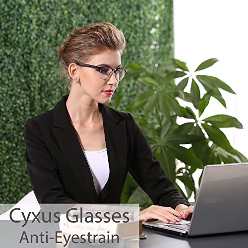 Cyxus-Blue-Light-Blocking-Semi-Rimless-Computer-Glasses-Anti-UV-Eye-Strain-Clear-Lens-Reading-Eyewear-MenWomen