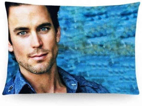 Custom Zippered Pillow Cover Personalized Pillowcase - Matt Bomer Pillowcase - Standard Size 20x30 (Two Sides)