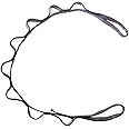 wellsem 23kn Daisy Chain Sling Rock Safety Climbing Strap Adjustable with 10 Loops,for Aerial Yoga,Swing, Hammock, Suspension, Exercise (Pack 1)