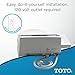 TOTO SW2034#12 C100 Electronic Bidet Toilet Cleansing Water, Heated Seat, Deodorizer, Warm Air Dryer, and PREMIST, Elongated, Sedona Beige