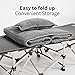 Niceway Portable Grey Mattress Sleeping Pad, Strong Stable Collapsible Great for Camping, Traveling and Home Lounging