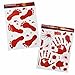 Spooktacular Creations Halloween Party Decoration Set, Including Bloody Tablecover, Weapon Garland, Bloody Clings and Caution Tapes, 5 Piece