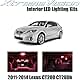 XtremeVision Lexus CT200h CT200 2011-2014 (8 Pieces) Blue Premium Interior LED Kit Package + Installation Tool
