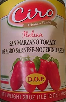 San Marzano Peeled Tomato D.O.P. Agro-Nocerino 28 Oz. 6 Pk.