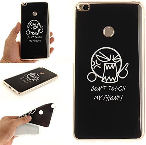 Xiaomi Mi Max 2 Case, Enjoy Sunlight [Don't touch me.] Lightweight Slim Thin Tpu Gel Skin Flexible Soft Rubber Bumper Protective Case Cover for Xiaomi Mi Max 2