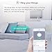 Nut3 Smart Key Finder Bluetooth WiFi Tracker GPS Locator Wallet Phone Key Anti-Lost Bidirectional Alarm Reminder (1 Pack, White)