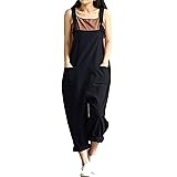 baggy cotton overalls