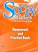 Harcourt Social Studies: Homework and Practice Book Student Edition Grade K