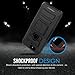 Nexus 6P Case, MoKo Shock Absorbing Hard Cover Ultra Protective Heavy Duty Case with Holster Belt Clip + Built-in Kickstand for Google Nexus 6P 5.7 Inch - Black