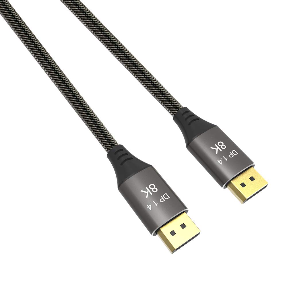 CABLEDECONN 1.5M 5FT DisplayPort 1.4 8K@60Hz 4K@144Hz High Speed 32.4Gbps HDCP 3D Slim and Flexible DP to DP Cable - Image 4