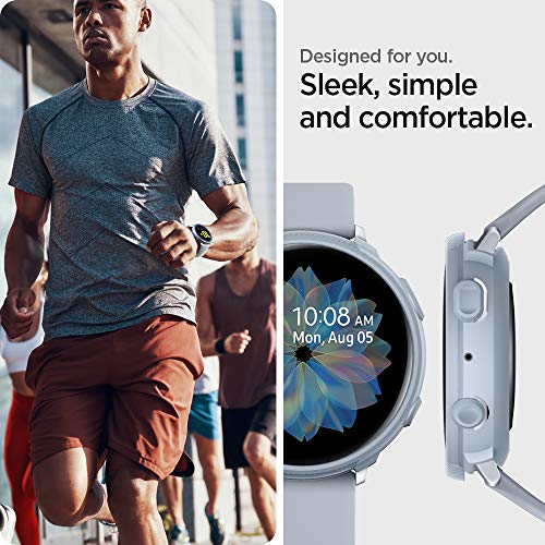 Spigen Liquid Air Armor Funda Protectora Compatible con Samsung Galaxy Watch Active 2 44mm (2019) - Nube Plateado - Imagen 3