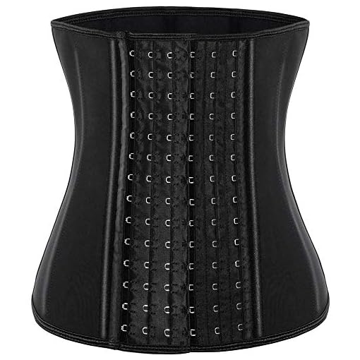 ECOWALSON Waist Trainer for Women Corset Cincher Body Shaper Girdle Trimmer with Steel Bones Extender