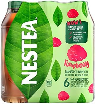 NESTEA Raspberry Flavored Iced Tea, 16.9-Ounce Bottles (Pack of 6)