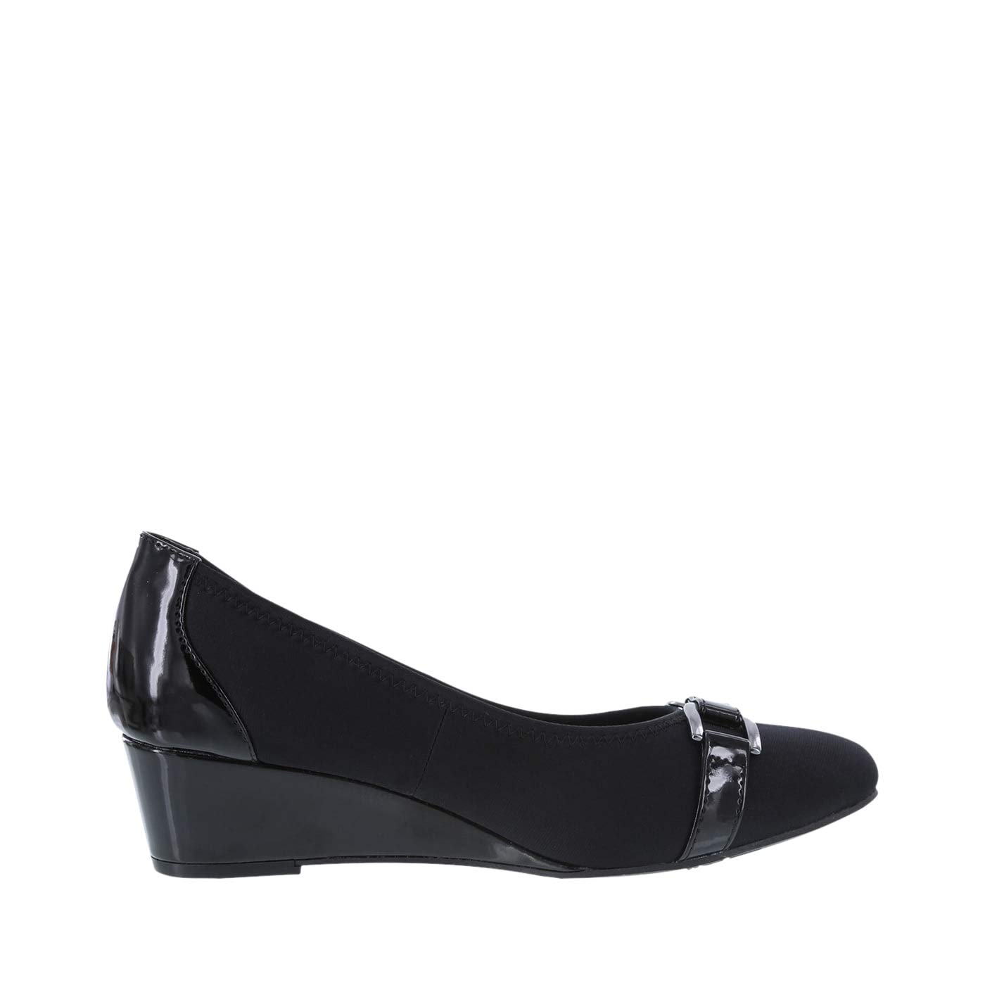 dexflex Comfort Black Women's Addie Comfort Wedge 6.5 Wide - Image 3