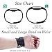 GEAK Adjustable Sports Replacement Bands for Fitbit Charge 2 3Pack Large Sport Black/Classic Black/Diamond Black