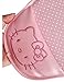 Famixyal Creative Cartoon Wrist Protected Computer Hello Kitty Polka Dot Bow PU Leather Wrist Rest Mouse Pad Mat Perfect Gift (Pink)