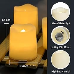 SHYMERY Flameless Votive Candles,Flameless