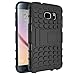 Galaxy S7 Case, MoboZx [Premium Dual Layer] [Rugged Shield + Flexible TPU] Protective Heavy Duty Anti-Slippery Scratch-Resistant Shock-Absorbent Bumper with Kickstand for Samsung Galaxy S7 (Black)
