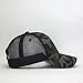 Vintage Year Plain Two Tone Cotton Twill Mesh Adjustable Trucker Baseball Cap (Camo/Black Mesh)