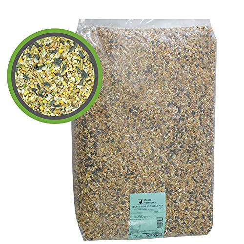 MeineHennen HENNEN VITAL EXZELLENT Plus 15 kg, Premium Hühnerfutter und Wachtelfutter, Körnerfutter, Geflügelfutter, Hennenfutter. Alleinfutter für Hühner, und Wachteln – Bild 5