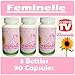 Feminelle 3 Frasco 90 capsules 3 month supply Natural by BLESS CO