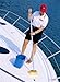 Shurhold 980 10 Inch Soft Bristle Brush, Deck Brush with Yellow Polystyrene Bristles