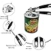 Manual Can Opener Professional Portable 3-In-1 Heavy Duty Can Opener Ergonomics Handle,Stainless Steel Sharp Blade in Bottle Opener with Easy Turn Knob