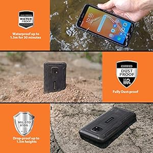 Blackview BV4900 Rugged Smartphone, IP68 Impermeabile, Dual SIM 4G Android 10.0 Cellulare Militare HD+ da 5,7 Pollici… - immagine 4