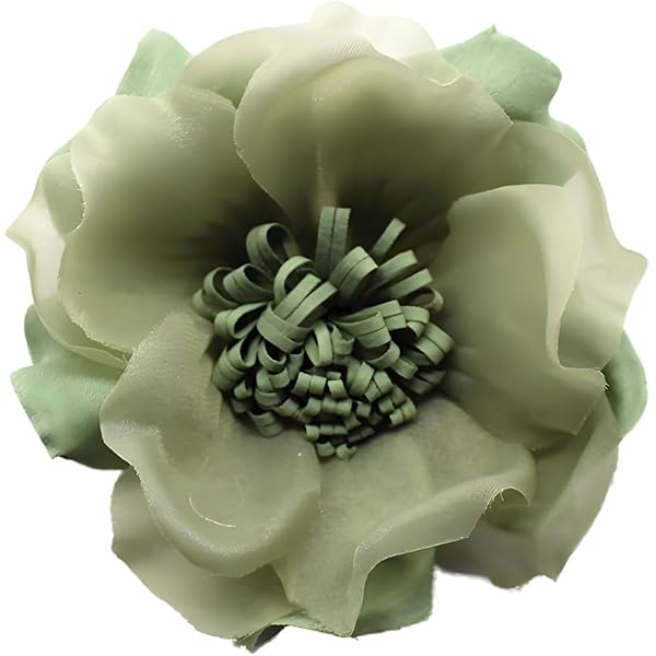 Large Silk Flower Brooch & Hair Pin – 4 Inch Fabric Floral Brooch For Women, Versatile For Dresses, Jackets, Weddings - View #5